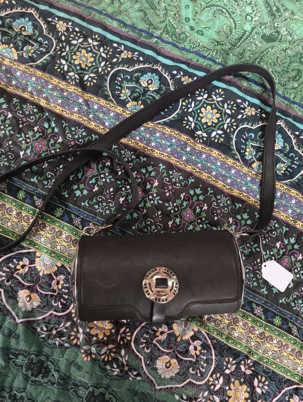 Harley-Davidson Black Leather Purse